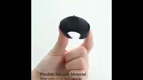 Ugreen Cable Organizer Silicone USB Cable Winder Flexible Cable Management Clips Cable Holder For Mo