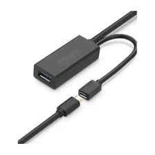 Кабель-удлинитель UGREEN US175 (20826) USB 3.0 Extension Cable. 5 м. черный