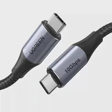 Кабель UGREEN USB-C 3.1 Gen 2, 5A, PD, 100W Fast Charge, 1m (80150)