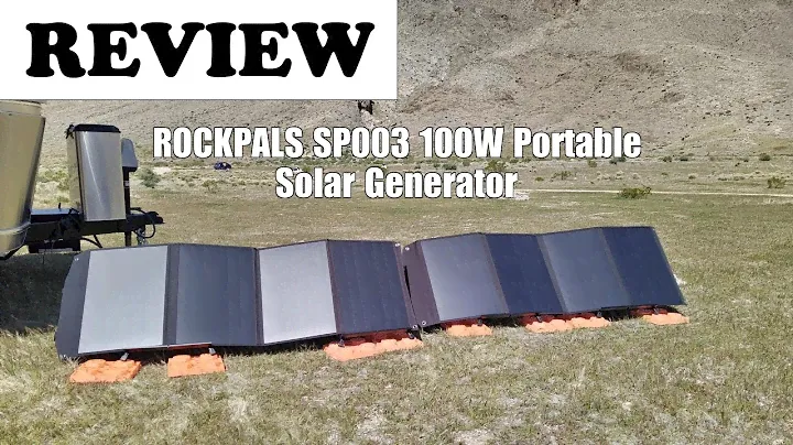 ROCKPALS SP003 100W Portable Solar Panel - Review 2024