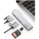 Адаптер UGREEN CM251 (60560) USB-C Multifunction Adapter with Ethernet Interface серый