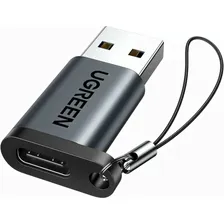Переходник USB A (M) - USB Type-C (F), UGREEN US276 Black
