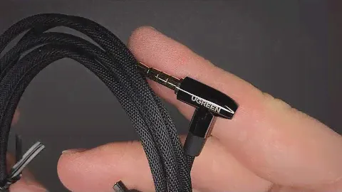 UGREEN High Quality Angled Audio Extension Cable AV188 20495 unboxing