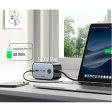 Сетевое зарядное устройство UGREEN CD270 (60167) DigiNest Pro 100W Space Gray