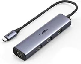 USB-хаб UGREEN CM473-20841 Space Gray (20841)