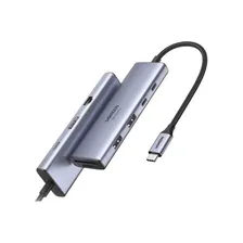 Хаб-адаптер UGREEN CM498-15375 Space Gray (15375)