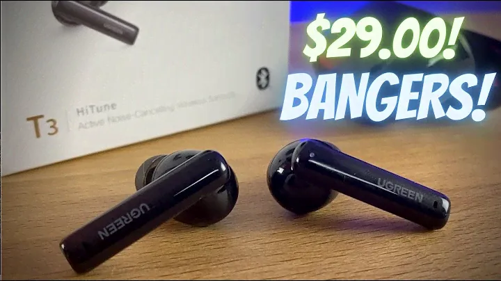 UGREEN HiTune T3 Review - SHOCKED! $29.00 BANGERS with ANC, Ambient Mode!!
