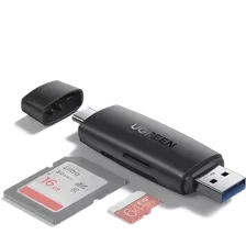 Кардридер Ugreen CM304 Multifunction Type-C + USB TF/SD 3.0 Чёрный