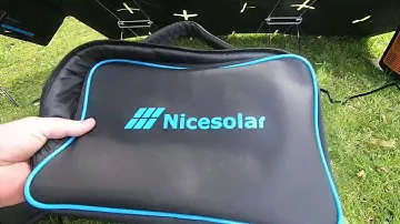 Nicesolar Foldable Solar Panel 100W for Portable Power Station Laptop Review, smallest and largest