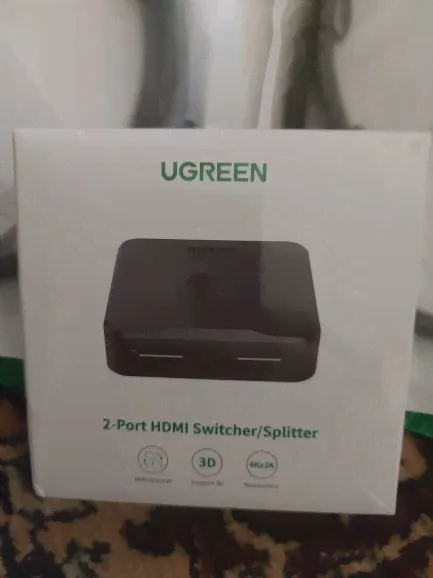 🛍 UGREEN HDMI 2,1 Разветвитель переключатель 8K 60Hz 4K 120Hz 2 в 1 выход для ТВ Xiaomi Xbox SeriesX PS5HDMI кабель монитор HDMI 2,1-3