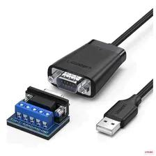 UGREEN Кабель UGREEN CM253-60562; USB 2.0 to RS-422/RS485; 1.5m; Black
