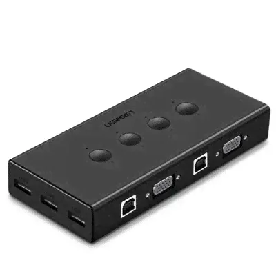 Переключатель UGREEN 4-Port USB KVM Switch Box свитч CM154-0
