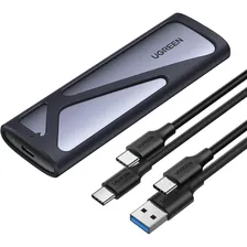 UGREEN Бокс для накопителей UGREEN CM578-15512; Вход: USB-C 3.1 GEN2; Выход: M.2 M-KEY/M+B Key (NVME; PCIE 3.0), 10 Гбит