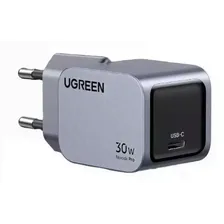 Сетевое зарядное устройство UGREEN X703 Nexode Pro 30W PD GaN Grey (35006)