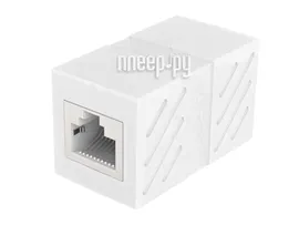 Адаптер-удлинитель для сетевого кабеля Ugreen NW114 RJ45 Female to Female White 20311