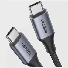 Кабель UGreen US535 USB Type-C - USB Type-C, 2 м, 1 шт., серый космос
