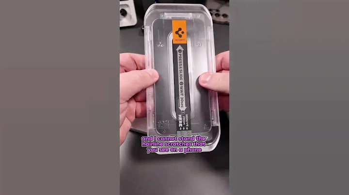 Unboxing iPhone 16 Pro Max & applying a screen protector to prevent scratches on the screen #iphone