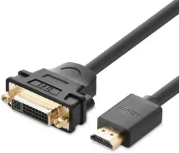 Переходник UGREEN HDMI (M) - DVI-I (F), 0.22м, (20136)