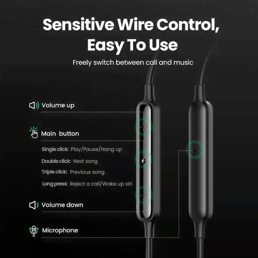 UGREEN EP103 (30631) In-Ear Earphones with Lightning Connector