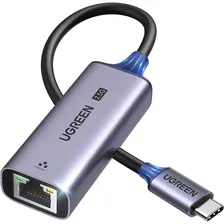 Адаптер UGREEN CM648 25052 USB-C 3.1 to RJ45 2.5G Ethernet Adapter, Grey