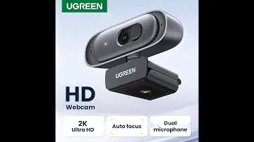 Unboxing UGREEN 2K 30Hz HD Mini Webcam 4MP Autofocus For Laptop Computer Web Camera Dual Microphones