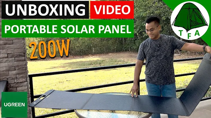 UNBOXING VIDEO | Ugreen | 200W Portable Solar Panel