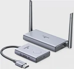 Адаптер UGREEN CM506 50633A Wireless HDMI Extender Transmitter + Receiver 50M, Space Gray