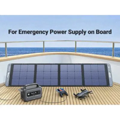 Солнечная панель UGREEN Solar Panel 200Вт портативная SC200, темно-серый