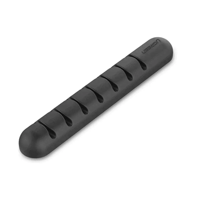Органайзер для кабелей UGREEN LP114 Cable Organizer, 7 слотов. Цвет: чёрный-1