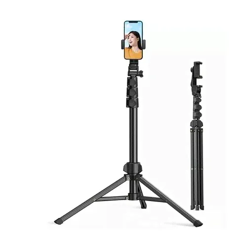 Штатив для смартфона UGREEN LP377 (90637) без зажима Phone Tripod Stand 1.7 м черный-0