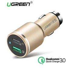 Автомобильное зарядное устройство Ugreen, Quick Charge 3.0