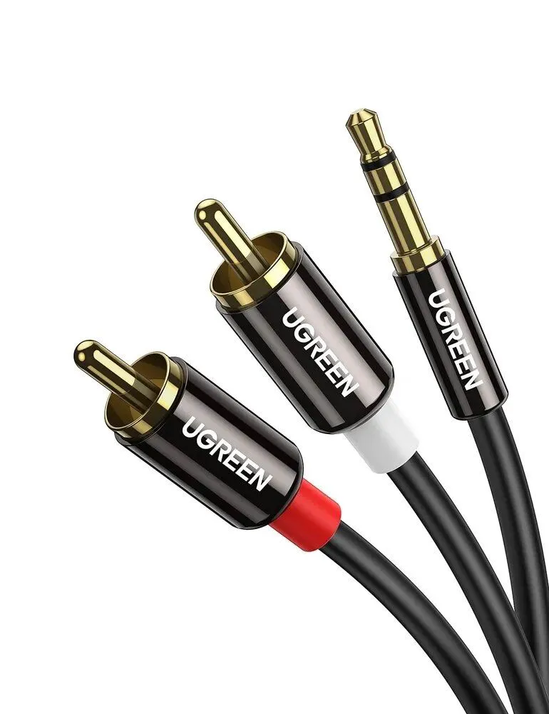 Кабель соединительный UGreen AV116 Jack 3.5 mm - 2xRCA (m)-0