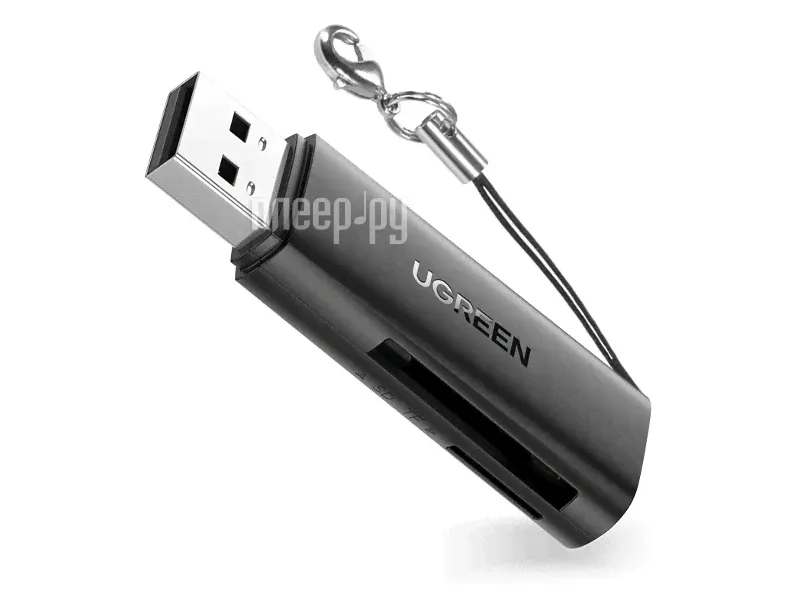 Карт-ридер Ugreen CM264 USB 3.0 Multifunction Card Reader Black 60722-0