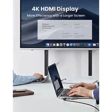 Адаптер UGREEN CM251 USB-C Multifunction Adapter мультифункциональный, серый