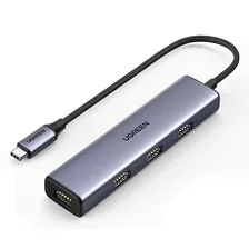  Ugreen CM473 4-in-1 USB Type-C to 4xUSB 3.0 HUB Space Gray
