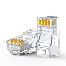 UGREEN 50 шт. RJ45 Ethernet-кабель Cat 6, разъем RJ45, Ethernet-кабель, обжимные разъемы, UTP, сетевой штекер для проводов