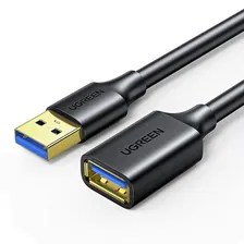 Кабель UGREEN USB 3,0 Extension Male Cable, 3м US129, черный