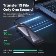 UGREEN Корпус SSD M2 Корпус NVME M.2 к USB Type C 3.1 SSD-адаптер для NVME PCIE NGFF SATA MB Key SSD Disk Box M.2 SSD Case (art.: 7ad79796d)