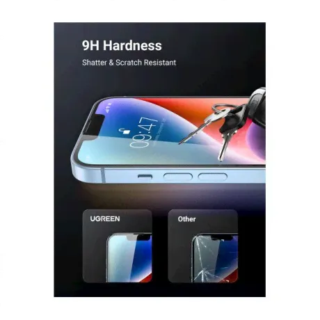 Стекло защитное UGREEN SP195 (80969) Full Coverage HD для iPhone 13 Pro Max