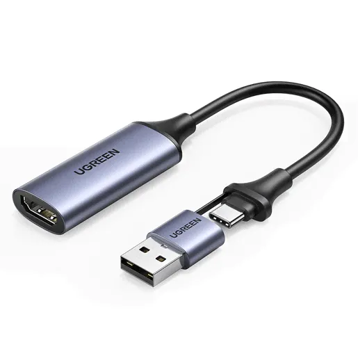 Внешняя карта видеозахвата UGREEN CM489 Video Capture Card Single HDMI Input (40189)