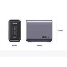Сетевое зарядное устройство UGREEN CD333-90903B Nexode 300W GaN EU Black