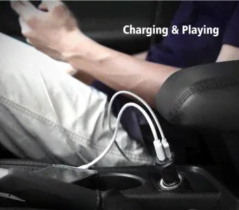 Зарядка в прикуриватель usb, UGREEN, Quick Charge 2.0-3