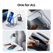 Зарядное устройство UGREEN 65W GaN с поддержкой Quick Charge 4.0 и Power Delivery для iPhone 13 12 Xiaomi