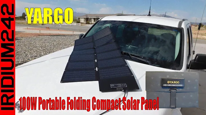 Compact Awesome Yargo 100W Portable Folding Solar Panel