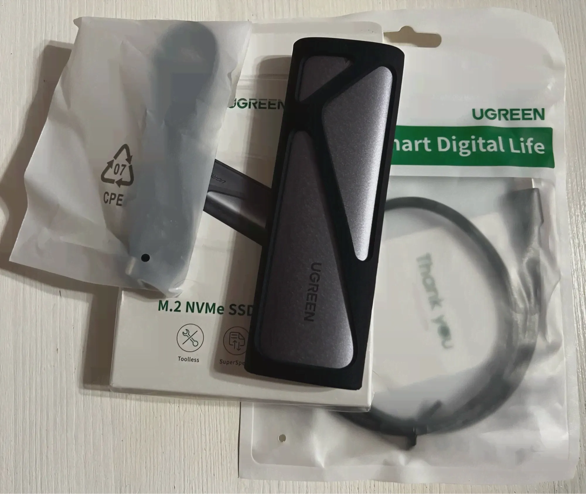 🛍 Корпус для SSD-накопителя Ugreen M2-1