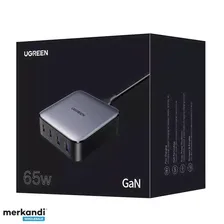 UGREEN CD327 Nexode 2x USB C 2x USB A GaN 65 Вт настенное зарядное устройство