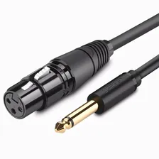 Ugreen AV131 6.35 мм Разъем для XLR Аудио Кабель Мужской к Женщине Профессиональный Аудио Кабель для Микрофонов Динамики