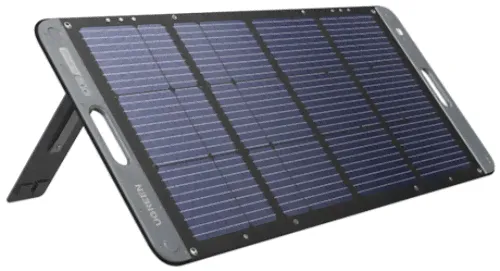 Панель солнечная UGREEN SC100 15113_ портативная 100Вт, темно-серый, SC100