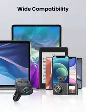 FM-трансмиттер для автомобиля с зарядкой PD/QC 3.0 Bluetooth 5.0 Ugreen