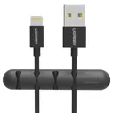 Органайзер для кабелей UGREEN LP114 Cable Organizer, 7 слотов. Цвет: чёрный